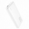 Power Bank Hoco J87 Tacker 10000mAh PD20W+QC3.0 με Έξοδος Usb-A 18W  και Usb-C 20W Λευκό