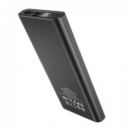 Power Bank Hoco J68 Resourceful 10000mAh USB 2A με LED Ψηφιακές Ενδείξεις Μαύρο