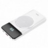 Power Bank J76 Bobby Magnetic 10000mAh με Ασύρματη Φόρτιση και Βάση Στήριξης Τηλεφώνου με USB-A και USB-C Λευκό