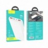 Power Bank J80 Premium 10000mAh με USB 1/2 22.5W Type-C PD 20W και Φωτιζόμενη Ένδειξη Μπαταρίας Λευκό