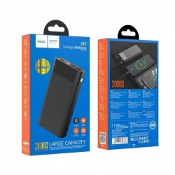 Power Bank Hoco J85 Wellspring 20000mAh με Διπλή Έξοδο USB-A και Οθόνη Μαύρο