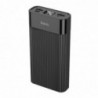 Power Bank Hoco J85 Wellspring 20000mAh με Διπλή Έξοδο USB-A και Οθόνη Μαύρο