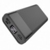 Power Bank Hoco J85 Wellspring 20000mAh με Διπλή Έξοδο USB-A και Οθόνη Μαύρο