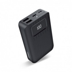 Power Bank Energizer Eveready 10000mAh 2.1A  με 2x USB-A  και Οθόνη  Μαύρο