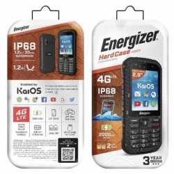 Energizer Hard Case H280S 4G Dual Sim 512MB/4GB 2.8" KaiOS 2000 mAh, Bluetooth, Camera, IP68  Μαύρο