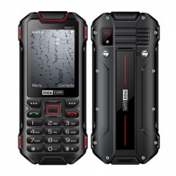 Maxcom Strong MM917 3G (Dual Sim) 2.4" Water-dust proof IP68 με Bluetooth, Φακό, Ραδιόφωνο και Κάμερα Μαύρο
