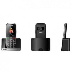 Maxcom MM720BB 2.2" με Μεγάλα Πλήκτρα, Bluetooth, Ραδιόφωνο, Φακό, Κάμερα και Πλήκτρο Έκτακτης Ανάγκης Μαύρο