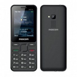 Maxcom MM139 (Dual Sim) 2,4" με Κυρτό Σώμα, Κάμερα, Φακό και Ραδιόφωνο (Λειτουργεί Χωρίς Ακουστικά) Μαύρο