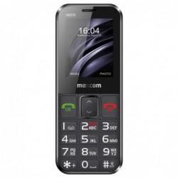 Maxcom MM730 2.2" με Μεγάλα Πλήκτρα & Οπίσθιο Φωτισμό, Bluetooth, Ραδιόφωνο, Κάμερα και Πλήκτρο Έκτακτης Ανάγκης Μαύρο