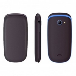 Maxcom MM818 (Dual Sim) 2,4" με Μεγάλα Πλήκτρα, Ραδιόφωνο (Λειτουργεί χωρίς Handsfree) και Πλήκτρο Έκτακτης Ανάγκης Μαύρο-Μπλέ