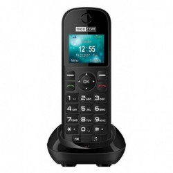 Maxcom MM35D 1.77" με Μεγάλα Πλήκτρα, Ραδιόφωνο (Λειτουργεί χωρίς Handsfree), και Βάση Φόρτισης Μαύρο