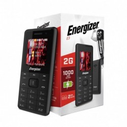 Energizer Energy E3 32MB/2GB Dual Sim 2G 1.77" 1000 mAh, Bluetooth, Camera Γκρι Χωρίς Ελληνικό Μενου