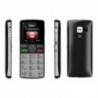 Maxcom MM715BB 1.8" με Ασύρματο Βραχιόλι SOS, Bluetooth, Μεγάλα Πλήκτρα, Ραδιόφωνο, Φακό και Πλήκτρο Έκτακτης Ανάγκης Μαύρο-Ασημ
