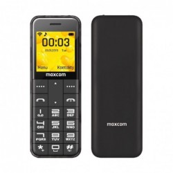 Maxcom MM111 1.44" με Δόνηση, Φακό και Ραδιόφωνο (Λειτουργεί Χωρίς Ακουστικά) Διαστάσεις Τσέπης:101x36mm Μαύρο με Επιπλέον Κόκκι