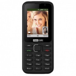 Maxcom MK241 KaiOS 4G voLTE με Εφαρμογές, Κάμερα, Bluetooth, Φακό και Ραδιόφωνο Μαύρο