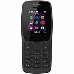 Nokia 110 (2019) 4th Edition Dual Sim 1.77" Μαύρο GR
