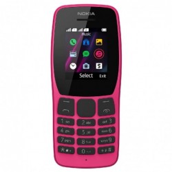 Nokia 110 (2019) 4th Edition Dual Sim 1.77" Ρόζ GR