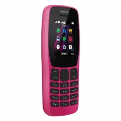 Nokia 110 (2019) 4th Edition Dual Sim 1.77" Ρόζ GR