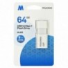 Flash Drive MiWorks MU302 64GB USB 3.2 Gen.1  Λευκό