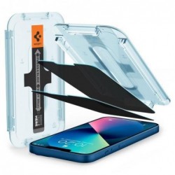 Tempered Glass Full Face Spigen Glas.tR EZ-FIT Privacy Apple iPhone 13 mini (2 τεμ.)