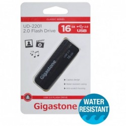 USB 2.0 Gigastone Flash Drive UD-2201 Traveler 16GB Μαύρο