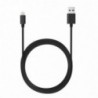 Καλώδιο Σύνδεσης και Φόρτισης Ancus Flow E44 USB σε Lightning 2.0A Data Transfer 480Mbp Μαύρο 1μ.