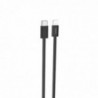 Καλώδιο σύνδεσης Hoco X68 True Color Braided USB-C σε Lightning PD 20W  Μαύρο 1m