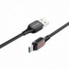 Καλώδιο σύνδεσης Κορδόνι Borofone BU14 Heroic USB σε USB-C 5.0A 1.2μ Μαύρο