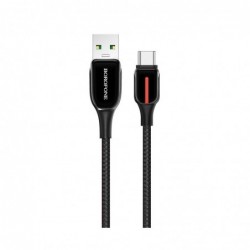 Καλώδιο σύνδεσης Κορδόνι Borofone BU14 Heroic USB σε USB-C 5.0A 1.2μ Μαύρο
