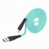 Καλώδιο σύνδεσης Hoco X42 USB σε Micro-USB 2.4A Fast Charging με Ανθεκτική Σιλικόνη Πράσινο 1m