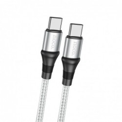 Καλώδιο σύνδεσης Κορδόνι Hoco X50 Exquisito USB-C σε USB-C 5.0A 100W 20V 2m Γκρι