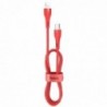 Καλώδιο σύνδεσης Hoco X45 Surplus USB-C σε Lightning 2.4A με Ένδειξη LED για φόρτιση και μεταφορά δεδομένων Κόκκινο 1m