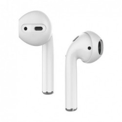 Earhooks Σιλικόνης AhaStyle PT76 Apple Earpods & Airpods Fit in Case Λευκό (3 ζεύγη)