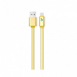 Καλώδιο σύνδεσης Hoco UPL 12 Plus USB σε USB-C 3.0A με PVC Jelly και Φωτεινή Ένδειξη 1,2m Χρυσαφί