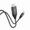 Καλώδιο σύνδεσης Hoco UA16 USB-C σε HDMI 4K ULTRA HD 2m Γκρι