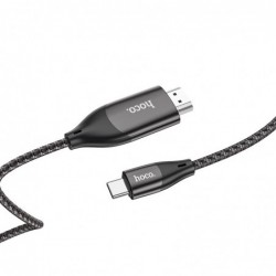 Καλώδιο σύνδεσης Hoco UA16 USB-C σε HDMI 4K ULTRA HD 2m Γκρι