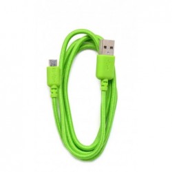 Καλώδιο σύνδεσης Κορδόνι Ancus USB σε Micro USB με Ενισχυμένες Επαφές Πράσινο