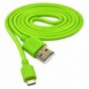 Καλώδιο σύνδεσης Κορδόνι Ancus USB σε Micro USB με Ενισχυμένες Επαφές Πράσινο
