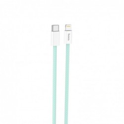 Καλώδιο σύνδεσης Hoco X68 PD True Color Braided USB-C σε Lightning 20W  Πράσινο 1m