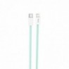 Καλώδιο σύνδεσης Hoco X68 PD True Color Braided USB-C σε Lightning 20W  Πράσινο 1m