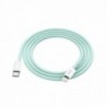 Καλώδιο σύνδεσης Hoco X68 PD True Color Braided USB-C σε Lightning 20W  Πράσινο 1m