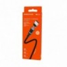 Καλώδιο σύνδεσης Borofone BU16 Skill USB σε USB-C 3.0A με Μαγνητικό Αποσπώμενο Βύσμα Μεταλλικό Μαύρο 1μ