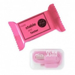 Καλώδιο σύνδεσης Jasper Candy USB σε Micro USB 20cm Ροζ