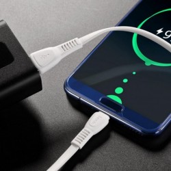 Καλώδιο σύνδεσης Hoco X40 Noah USB σε USB-C Fast Charging 2.4A Άσπρο 1m